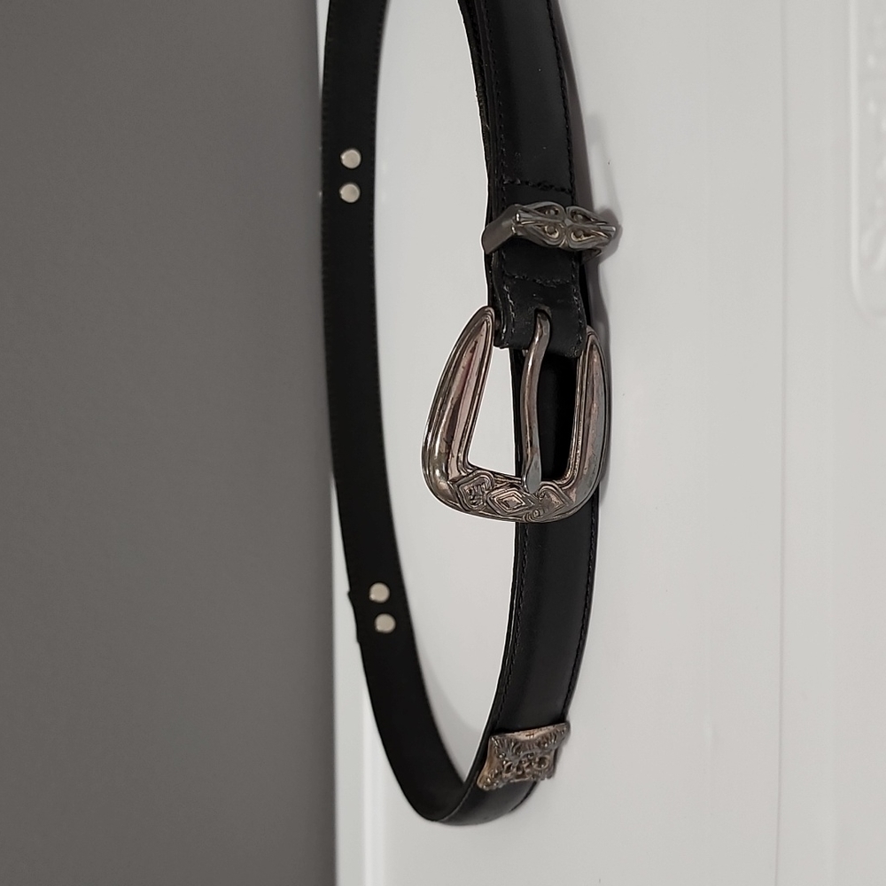 Brighton Black Cabochon Belt